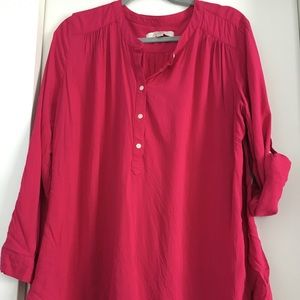 Long sleeve Loft pink shirt